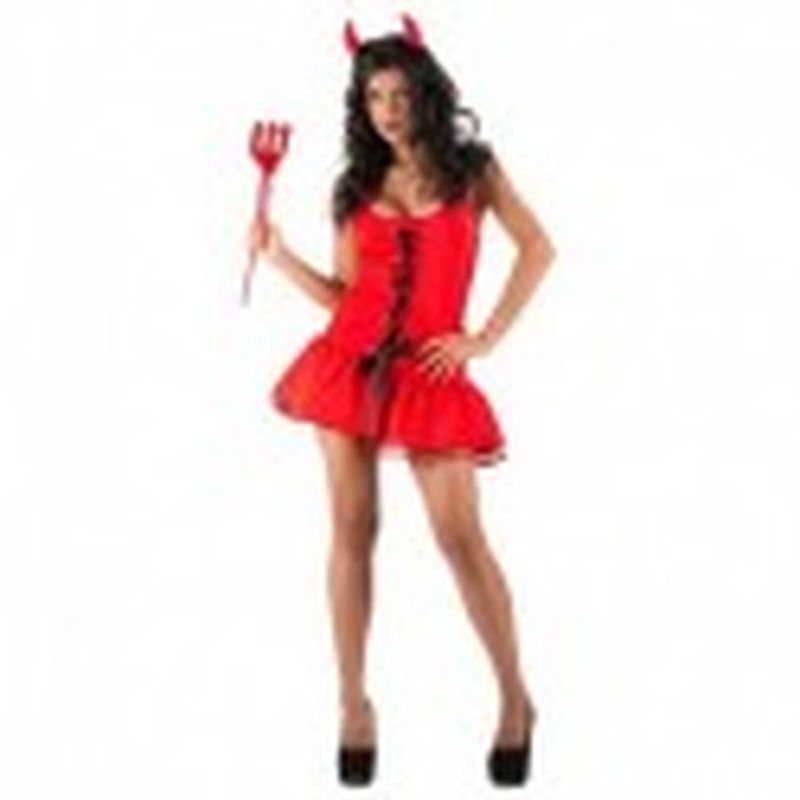 Disfraz Devil Ilda Rojo